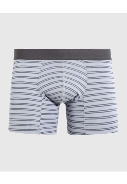 Boxer Para Hombre Filete Corto Algodón Color Gris Marca Ostu #60000501