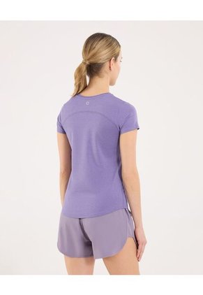 Camiseta Para Mujer Manga Corta Cuello Redondo Color Morado Marca Ostu #40092662