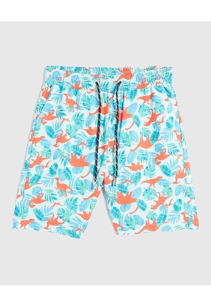 Bermuda Infantil Niño Regular Corto Color Azul Marca Ostu #80100055