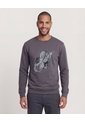 Buzo  Para Hombre Cuello Redondo Color Gris Marca Ostu #60060624 de Ostu