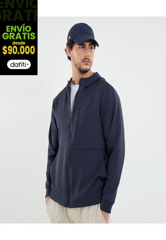 Buzo Para Hombre Zipper Color Azul Marca Ostu #60060507 Ostu