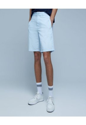 Bermuda Para Hombre Color Azul Marca Ostu #60100360