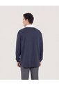 Buzo  Para Hombre Cuello V Color Azul Marca Ostu #60060615 de Ostu