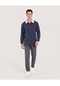 Buzo  Para Hombre Cuello V Color Azul Marca Ostu #60060615 de Ostu
