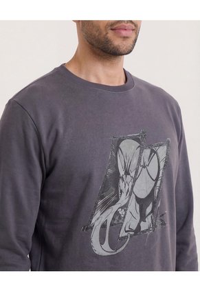 Buzo  Para Hombre Cuello Redondo Color Gris Marca Ostu #60060624