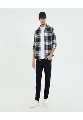 Jean Para Hombre Carrot Color Negro Marca Ostu #60160431