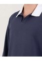Buzo  Para Hombre Cuello V Color Azul Marca Ostu #60060615 de Ostu