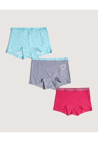Boxer Para Niña  Color Pack X Marca Ostu #90180061 Ostu
