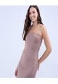 Vestido Para Mujer Manga Sisa Color Café  Marca Ostu #40170297 de Ostu