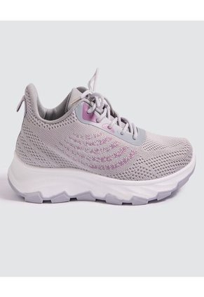 Tenis Para Mujer Sport Color Gris  Marca Ostu #40720136