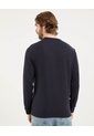 Buzo Para Hombre Cuello Redondo Color Azul  Marca Ostu #60060504 de Ostu