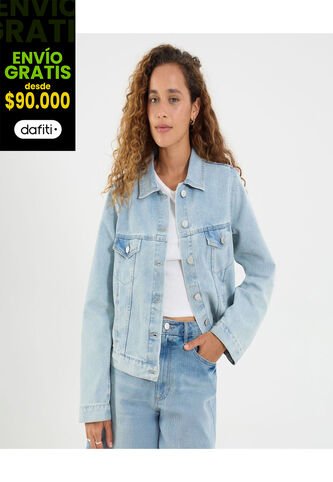 Chaqueta Para Mujer Trucker Color Azul Marca Ostu #40080244 Ostu