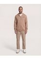 Buzo  Para Hombre Zipper Color Café Marca Ostu #60060608 de Ostu