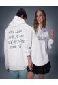 Buzo Para Mujer Hoodie Color Blanco Marca Ostu #40060490 de Ostu