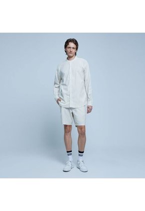 Camisa Para Hombre Manga Larga Sin Bolsillo Color Blanco Marca Ostu #60010623