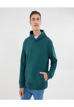 Buzo Para Hombre Hoodie Color Verde Marca Ostu #60060485