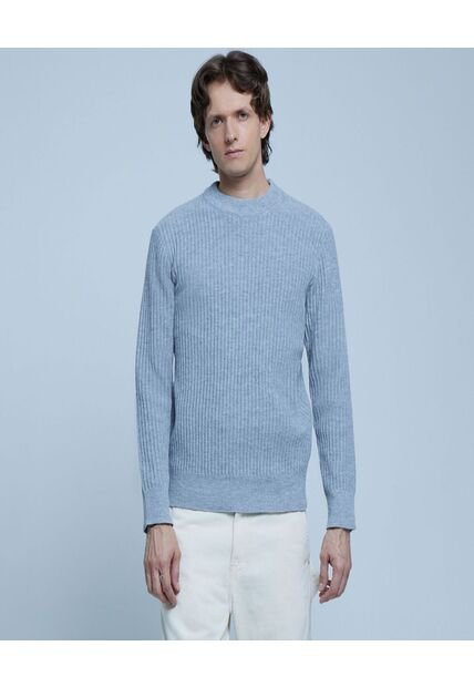 Saco Para Hombre Cuello Redondo Color Gris  Marca Ostu #60330040