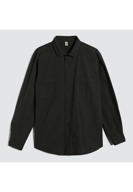 Camisa Para Hombre Manga Larga Con Bolsillo Color Verde  Marca Ostu #60010673