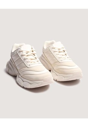 Tenis Para Mujer Casual Color Beige Marca Ostu #40720195