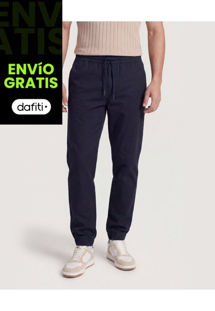 Jogger Utility Relax  Para Hombre Azul Ostu