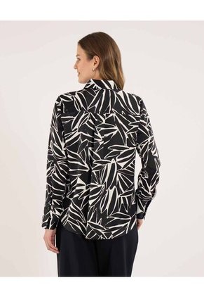 Camisa Para Mujer Manga Larga Color Negro Marca Ostu #40010323