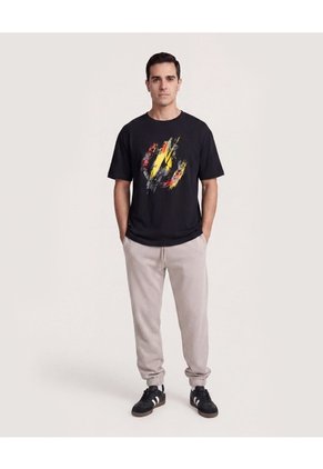 Jogger Comfort Fit  Para Hombre Café Ostu