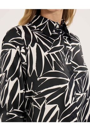 Camisa Para Mujer Manga Larga Color Negro Marca Ostu #40010323