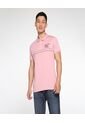 Polo Para Hombre Cuello Tejido Sin Bolsillo Color Rosado  Marca Ostu #60110493 de Ostu