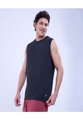 Camiseta Para Hombre Manga Sisa Cuello Redondo Color Negro Marca Ostu #60091473