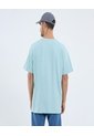 Camiseta Para Hombre Manga Corta Cuello Redondo Color Azul Marca Ostu #60091647 de Ostu