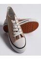 Tenis Para Mujer Canvas Color Dorado Marca Ostu #40720146 de Ostu