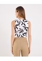 Top Para Mujer Hombro Ancho Color Negro Marca Ostu #40220457 de Ostu