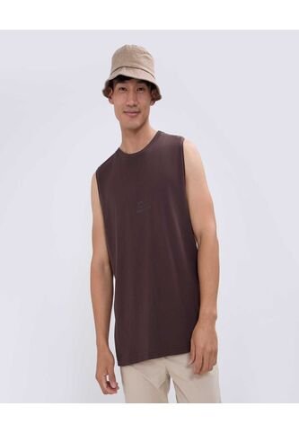 Camiseta Para Hombre Manga Sisa Color Café  Marca Ostu #60091416 Ostu