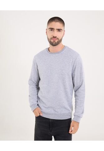 Buzo Para Hombre Cuello Redondo Color Gris  Marca Ostu #60060375 Ostu