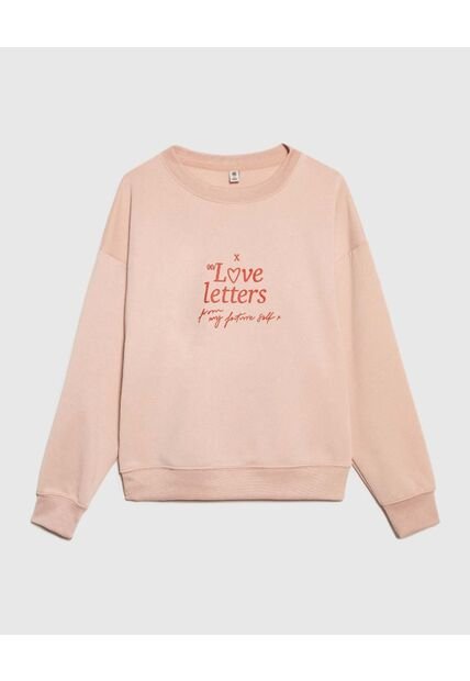 Buzo Para Mujer Cuello Redondo Color Rosa Marca Ostu #40060378