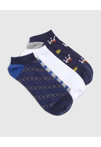 Medias Para Hombre Invisible Color Pack X Marca Ostu #60980294 Ostu