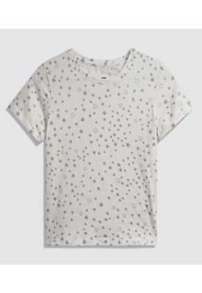 Camiseta Para Niña Manga Corta Color Crema Marca Ostu #90090226