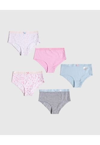 Ropa Interior Para Niña Panty Color Pack X Marca Ostu #90180070 Ostu