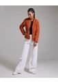 Chaqueta Para Mujer Acolchada Color Terracota Marca Ostu #40080151 de Ostu