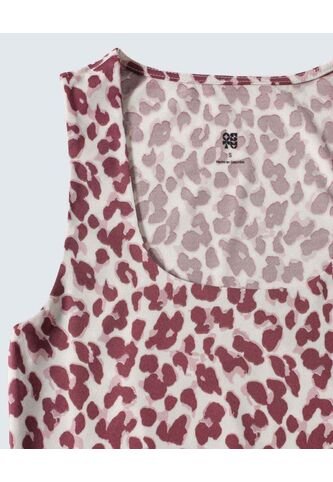 Top Para Mujer Cuello Redondo Color Morado Marca Ostu #40220328 Ostu