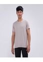 Camiseta Para Hombre Manga Corta Color Beige Marca Ostu #60091495 de Ostu