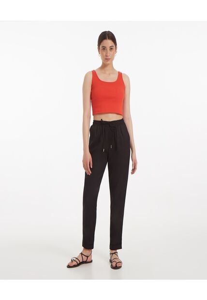 Pantalon Para Mujer Jogger Color Negro Marca Ostu #40070438