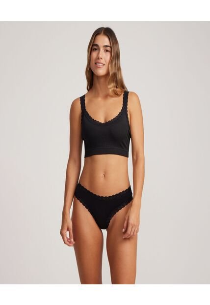 Top Para Mujer Top Color Negro Marca Ostu #40220287