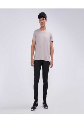 Camiseta Para Hombre Manga Corta Color Beige Marca Ostu #60091495