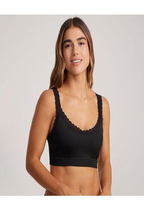 Top Para Mujer Top Color Negro Marca Ostu #40220287