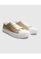 Tenis Para Mujer Canvas Color Dorado Marca Ostu #40720168 de Ostu