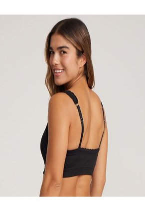 Top Para Mujer Top Color Negro Marca Ostu #40220287