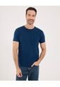 Camiseta Para Hombre Manga Corta Color Azul Marca Ostu #60090594 de Ostu