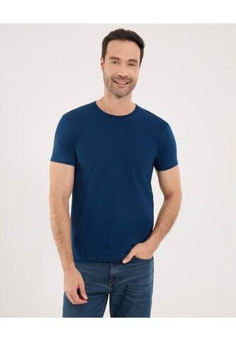 Camiseta Para Hombre Manga Corta Color Azul Marca Ostu #60090594 Ostu