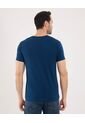 Camiseta Para Hombre Manga Corta Color Azul Marca Ostu #60090594 de Ostu